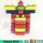 Melors china wholesale high quality kids robot toy interlocking building block with many color