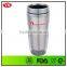 Customized 16 oz plastic extrior stainless travel mug