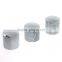 3PCS Chromed Metal Dome Knobs Knurled Barrel for Electric Guitar Parts Silver
