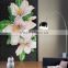 LJ JY-JH-HT01-A Sweet Pink Glass Flower Mosaic Mural Tile Bedroom Backsplash