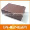High quality factory customized made brown leather watch box (ZDS-JS1416)