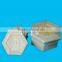 FSC&SA8000 approved Custom logo fantasy polygons shaped jewelry box with hinge