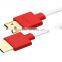 1M White Slim hdmi cable