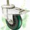 Small PVC Wheel Medium Duty Swivel Hardware Casters With Brake