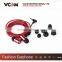 VCOM Promotional Stereo  Earphone with Factory Price