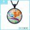 Yiwu Stylish Design Glass Couple Pendant With Birds Nest