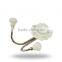 Ceramic Orange Flower Designer Hook Knob