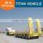 Titan cheap 80 tons tri-axle semi low loader trailer for sale in south Africa