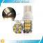 T10 1206 42smd led w5w 12v Car Vehicle Wedge Light Warm White Inside Interior Reading LED lights Bulb