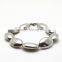Stainless Steel Bean Bracelets Bangle