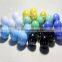 sea blue colour milky glass marbles