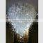 POF fiber optic cable lamp , PMMA, PC & PS fiber optic chandelier
