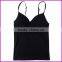 High Quality Womens Sexy Adjustable Strap Bustier Crop Corset Camisole V-Neck Wireless Bra Tank Tops Shirt Plus Size