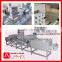 Best price wood chip block extruding machine/wood tray feet making machine