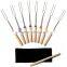 Marshmallow Roasting Sticks Set of 8 Telescoping Smores Skewers &32 Inch Hot Dog Forks 32 Inch