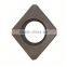 gips 2 Flute Square End Iron Door loacker wafer iron door diamond tips cbn cutting tools inserts cnc end Oerlikon