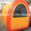 customized made metal street mobile ice cream cart for sale