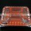 Plastic type and food used microwave safe bowls