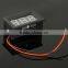 V27D two lines DC2.5-30V reversed does not burn, electric motor car digit digital voltmeter