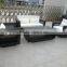 Outdoor garden plastic wicker sofa durable Synthetic rattan furniture