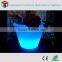 2015 Hot Sale Rechargeabale 16 Color Change Decorative Led Flower Pots for Sale