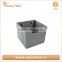 Genuine leather handle storage basket household storage box felt storage bin