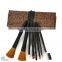 8 pcs popular quality best travel professional makeup brush sets eye makeup