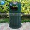 City Outdoor Wooden Trash Can,Rubbish Bin