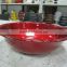 30.36.40cm Durable unbreakable spraying red color wash basin