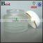 80g new products frosted elegant glass jar personal care cream cosmetic jar glass with white half round lid cost price