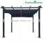 3x3M Pergola Gazebo KD Garden Black Pergola Canopy