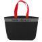 Promotional non woven shopping hand bags new design ultrasonic non woven tote shoulder beach bags