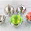 Spherical Stainless Steel Ice Bucket Ice Container With Lid