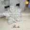 Fashion rhinestone center handmade leather sandal flower for shoes