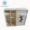 MDF Wooden Box Wholesale / Custom Wooden Box for Gift / Silver logo Engraved Coin Box