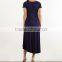 Short Sleeve Casual Loose T-Shirt Dress Hi-Low Shift Western Party Wear Short Front Long Back Dresses