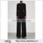 Wholasale Women Apparel Cool Fashion Black Stretch Silk Crepe Jumpsuit(DQE0123J)