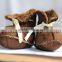 CX-SHOES-01 Genuine Sheared Sheep Leather Child Shoes
