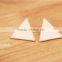 European enameled triangle design earring,candy colored girls jewelry earrings