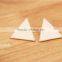 European enameled triangle design earring,candy colored girls jewelry earrings