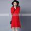 2017 Latest spring sweater dress with pocket for ladies Korean style women fashion sweater