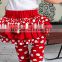 Wholesale christmas baby clothing set red bloomer skirt white bubble leggings