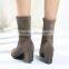 zm35772a 2017 autumn ladies high heel boots new style women shoes