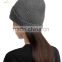 2016 Women Winter Grey Cashmere Hat Cashmere Wool Beanie Cap