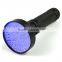 100 LED UV Highlight torch Flashlight with Matched glasses