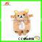 New Goods 20cm animal cartoon doll plush car tissue box with convenience