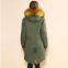 2016 Most popular women winter warm new style hooded fur parka