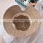 B40092A Hot sale mother and children foldable straw beach hats