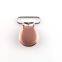 Rose gold coated baby pacifier clip suitable for 1 inch width fabric to hold on