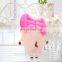 Promotional cartoon pig toy wholesale price custom stuffed toys plush animal toy design printed logo made in China